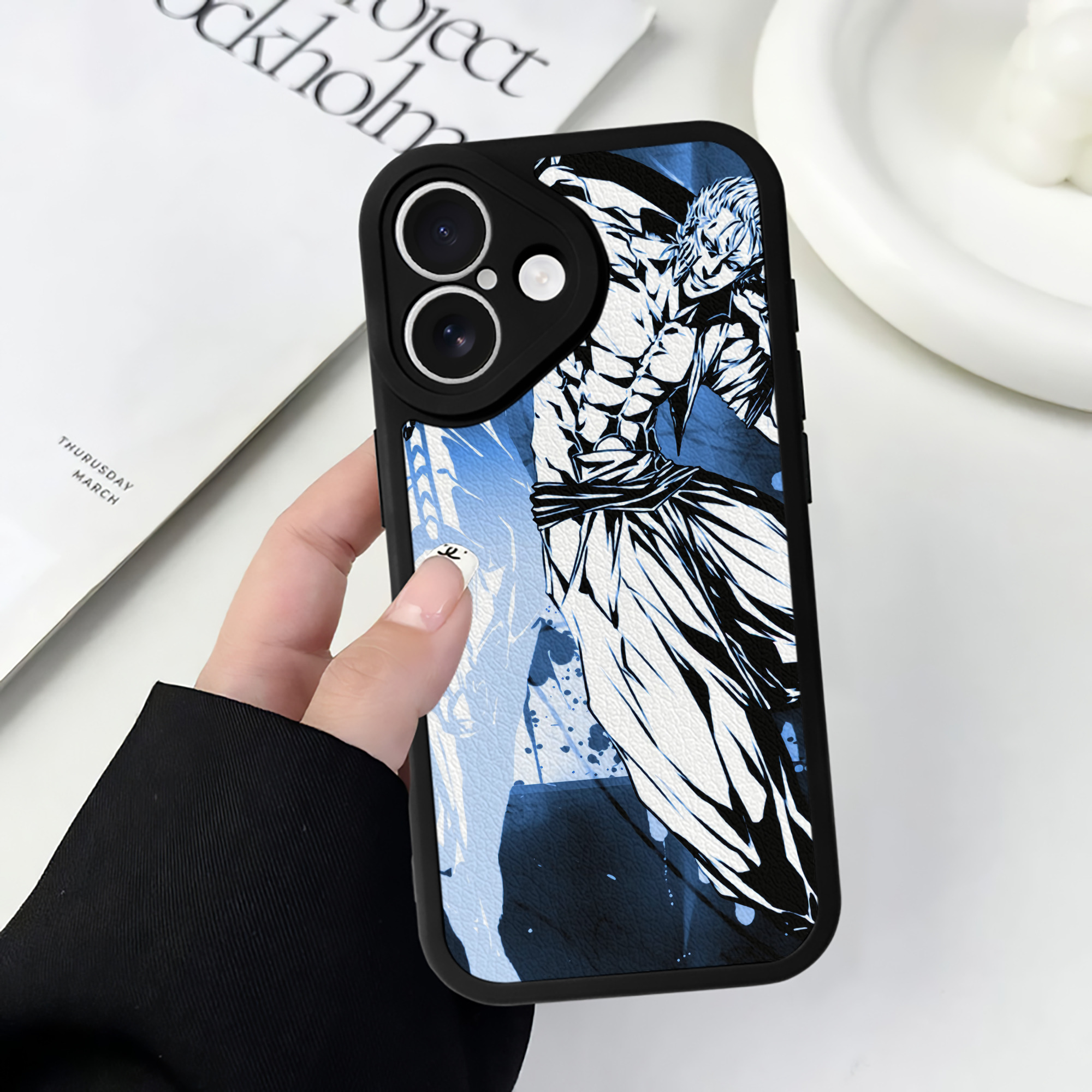 （画像用） ブリーチ BLEACH 【iPhone 16シリーズ対応】シリコンスマホケース（レザー調） 材質：シリコン